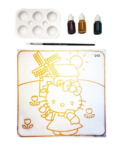 Batik DIY painting kit | Kitty Cat | SD215- 010