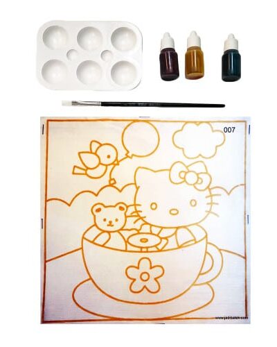 Batik DIY painting kit | Kitty Cat | SD215- 007