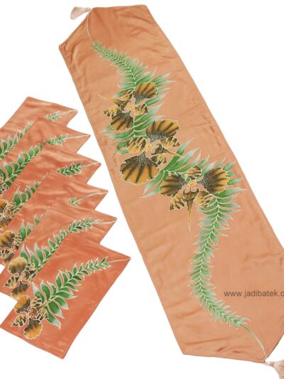 Batik Table Runner and Table Mat Sets (Hand Drawn) BC172-072