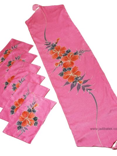 Batik Table Runner and Table Mat Sets (Hand Drawn) BC172-075