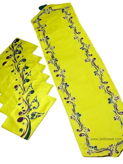 Batik Table Runner and Table Mat Sets (Hand Drawn) BC172-076
