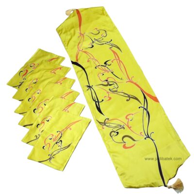 Batik Table Runner and Table Mat Sets (Hand Drawn) BC172-077
