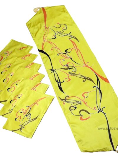 Batik Table Runner and Table Mat Sets (Hand Drawn) BC172-077