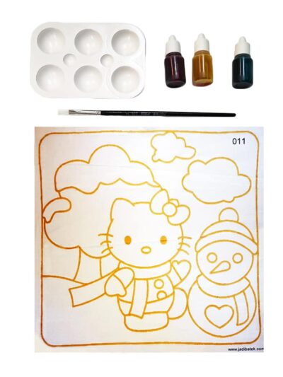 Batik DIY painting kit | Kitty Cat  | SD215- 011