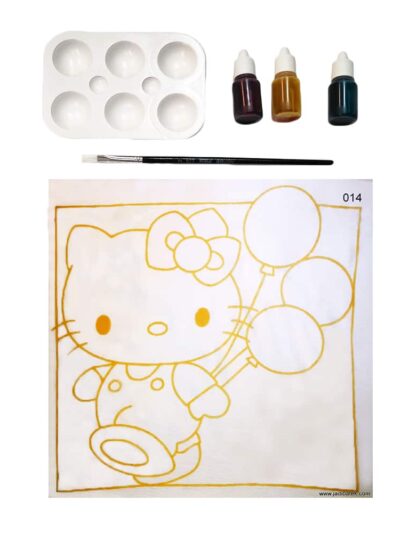 Batik DIY painting kit | Kitty Cat | SD215- 014