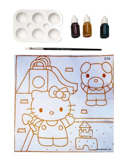Batik DIY painting kit | Kitty | SD215- 018