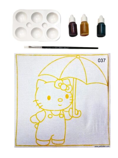 Batik DIY painting kit | Kitty Cat | SD215- 037