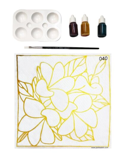 Batik DIY painting kit | Orchid Flowers | SD215- 040