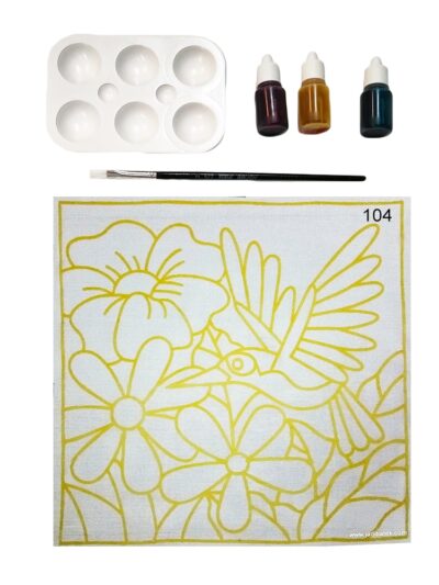 Batik DIY painting kit | Flower & bird | SD215- 104