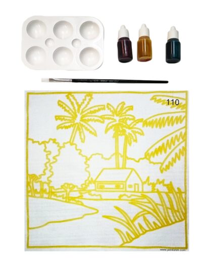 Batik DIY painting kit | Kampong Scene | SD215- 110
