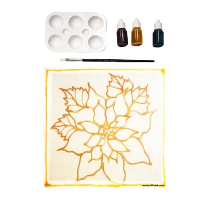 Batik DIY painting kit | Dahlia Flower | SD215- 121