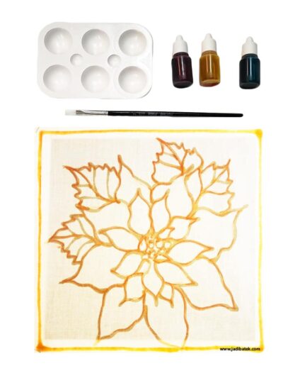 Batik DIY painting kit | Dahlia Flower | SD215- 121
