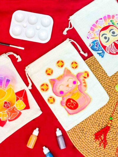 CNY Batik Colouring Activity, Batik Kit, Batik class