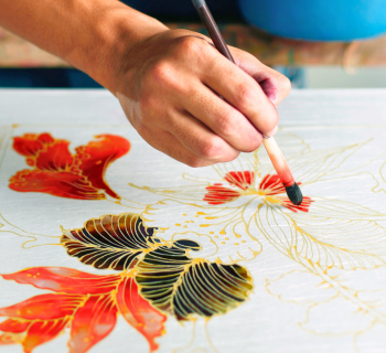 HD batik drawing